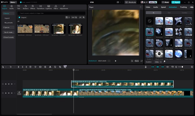 CapCut screenshot 1