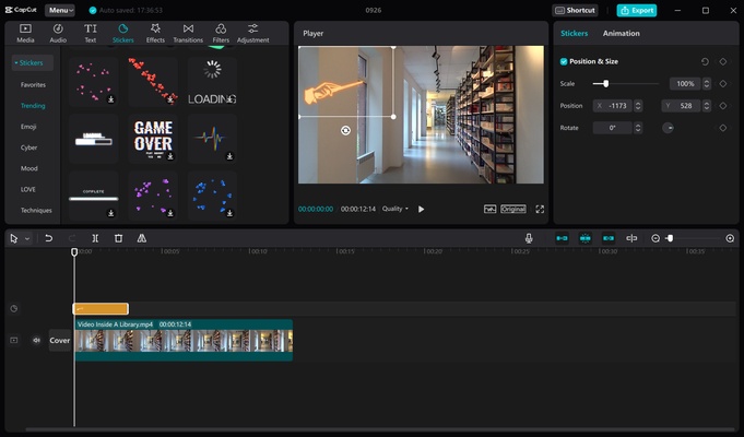 CapCut screenshot 1