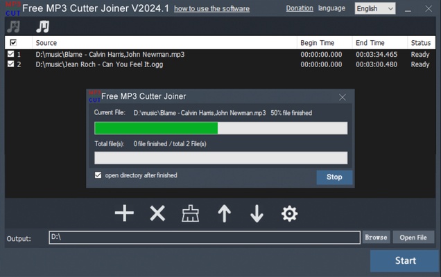 Audio Video Cutter Joiner Suite screenshot 1