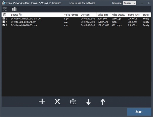 Audio Video Cutter Joiner Suite screenshot 1