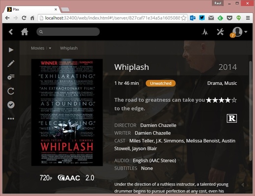 Plex Media Server screenshot 1
