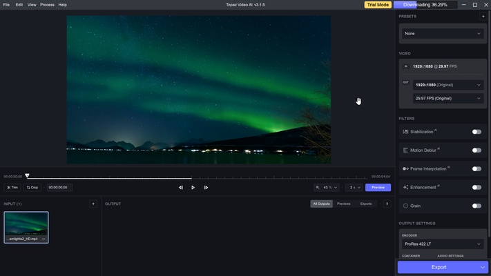 Topaz Video AI screenshot 1