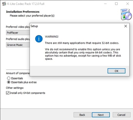 K-Lite Codec Pack (Full) screenshot 1
