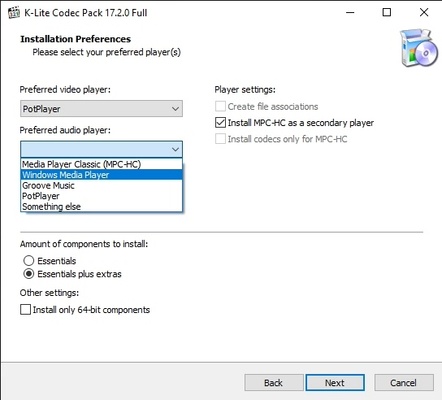 K-Lite Codec Pack (Full) screenshot 1