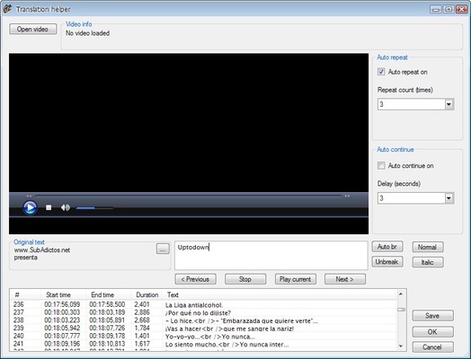 Subtitle Edit screenshot 1