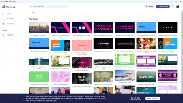 Clipchamp screenshot 1