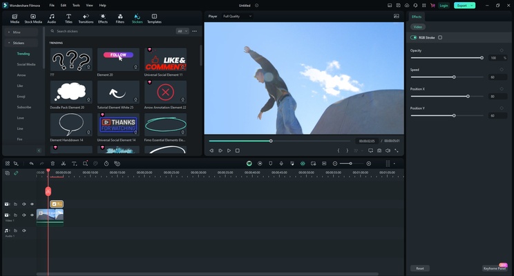 Wondershare Filmora screenshot 1