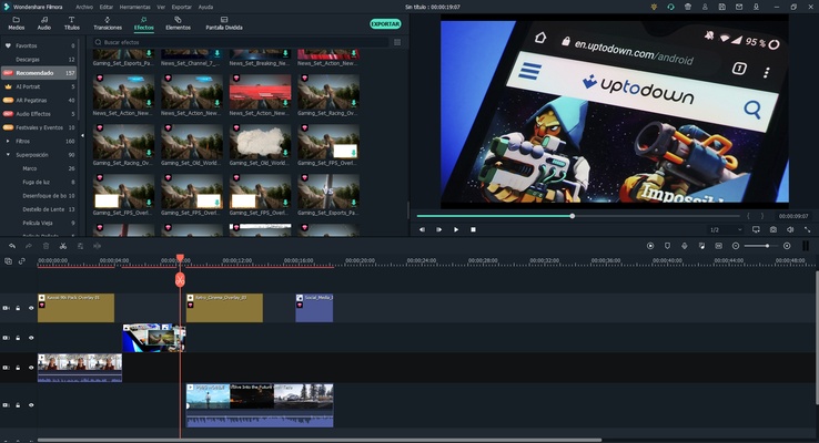 Wondershare Filmora screenshot 1
