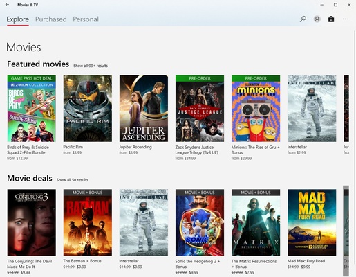 Movies & TV screenshot 1