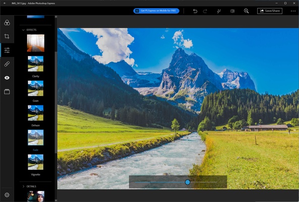 Adobe Photoshop Express screenshot 1