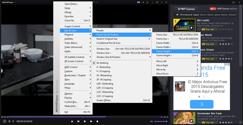 KMPlayer screenshot 1