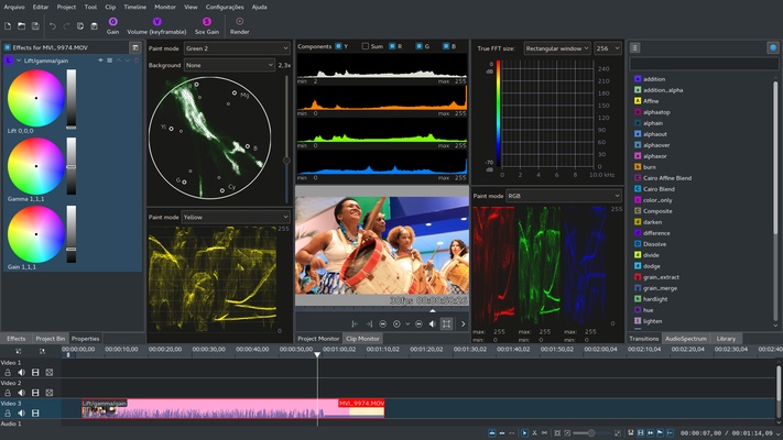 Kdenlive screenshot 1