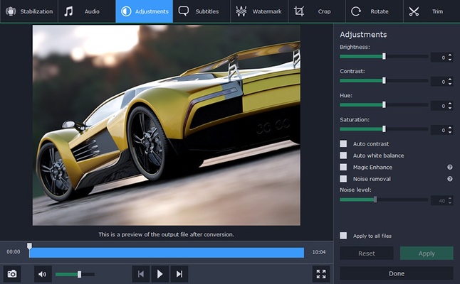 Movavi Video Converter screenshot 1