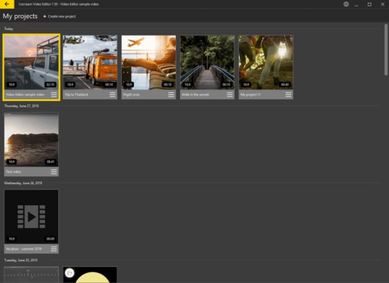 Icecream Video Editor screenshot 1