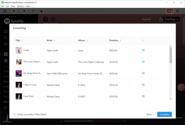 UkeySoft Music Converter screenshot 1