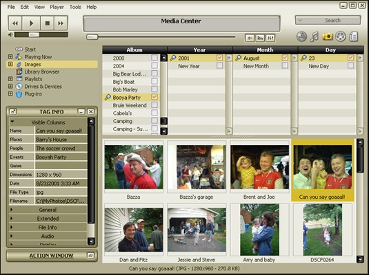 JRiver Media Center screenshot 1