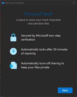 Microsoft OneDrive screenshot 1