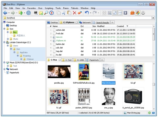 XYplorer screenshot 1