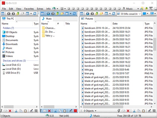 Q-Dir screenshot 1