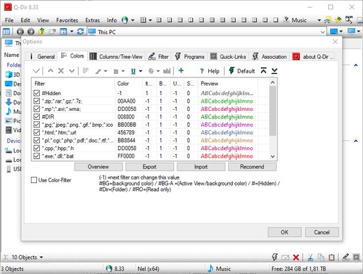 Q-Dir screenshot 1