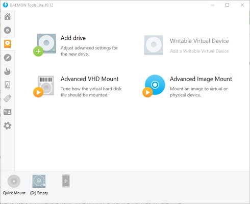Daemon Tools Lite screenshot 1
