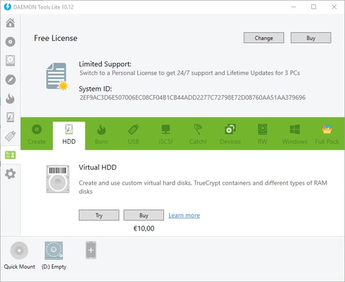 Daemon Tools Lite screenshot 1