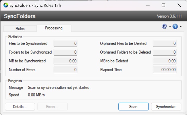 SyncFolders screenshot 1