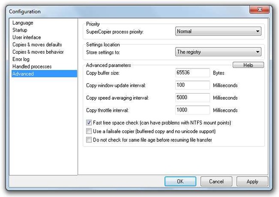 Ultracopier screenshot 1