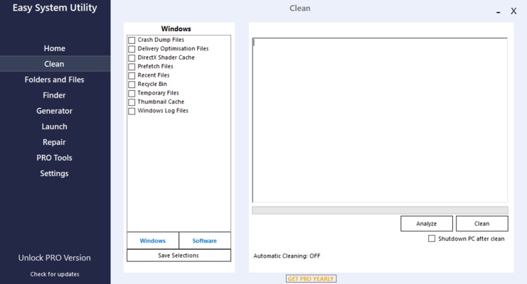 Easy System Utility screenshot 1