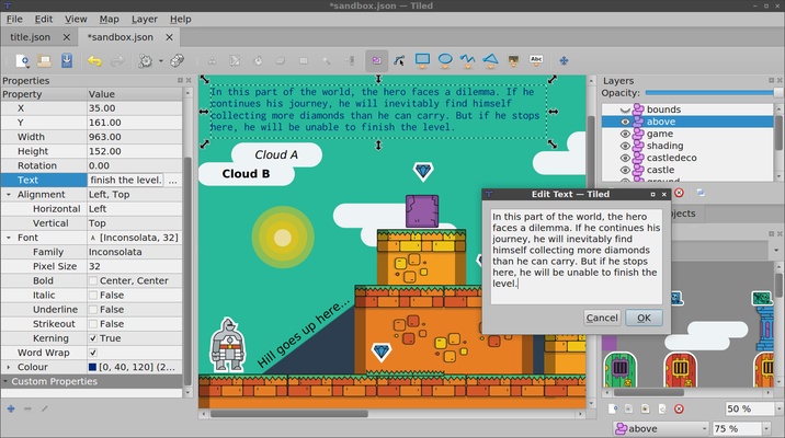 Tiled Map Editor screenshot 1