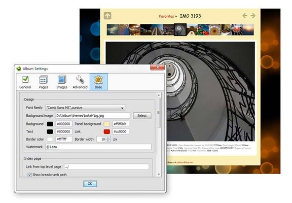 JAlbum screenshot 1