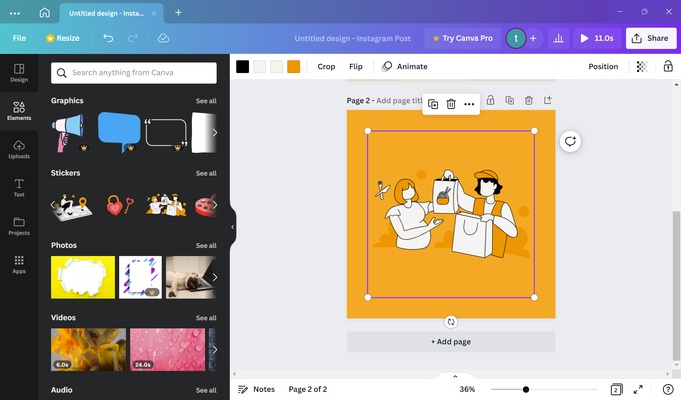 Canva screenshot 1