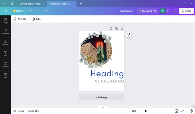 Canva screenshot 1