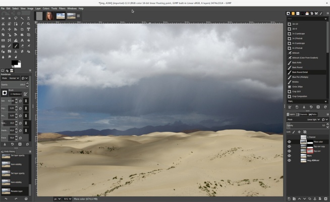 GIMP screenshot 1