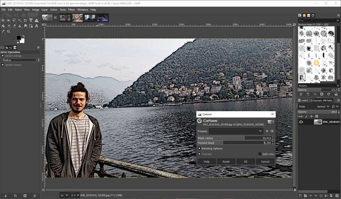 GIMP screenshot 1