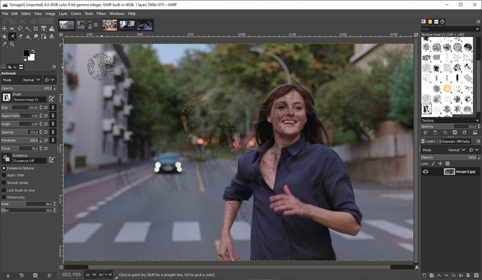 GIMP screenshot 1