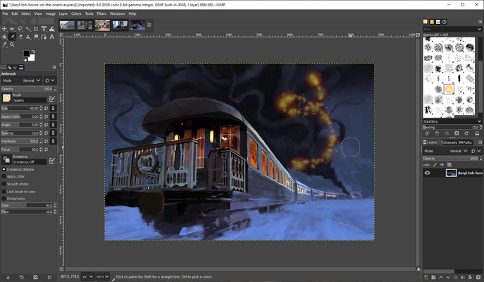 GIMP screenshot 1