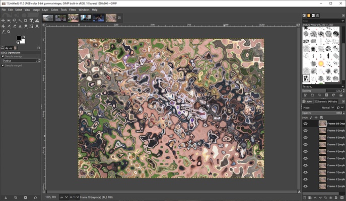 GIMP screenshot 1