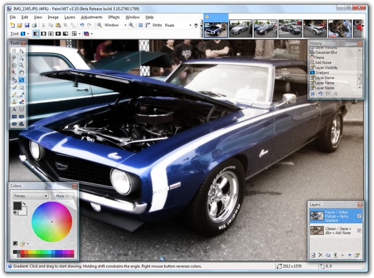 Paint.NET screenshot 1