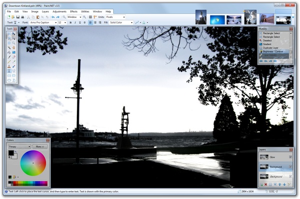 Paint.NET screenshot 1