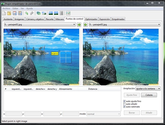 Hugin screenshot 1