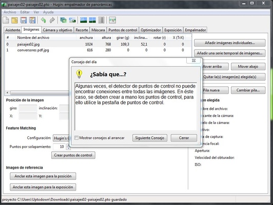 Hugin screenshot 1