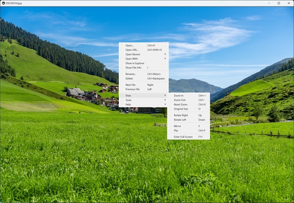 qView screenshot 1