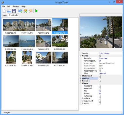 Image Tuner screenshot 1