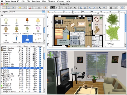 Sweet Home 3D screenshot 1