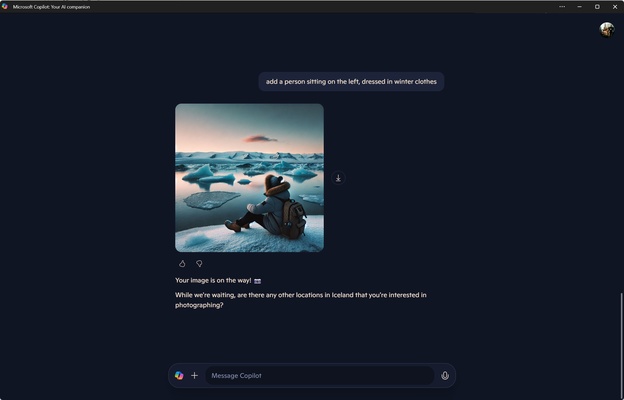 Microsoft Copilot screenshot 1