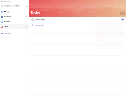 Microsoft To Do screenshot 1
