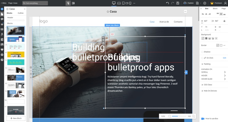 Nicepage screenshot 1