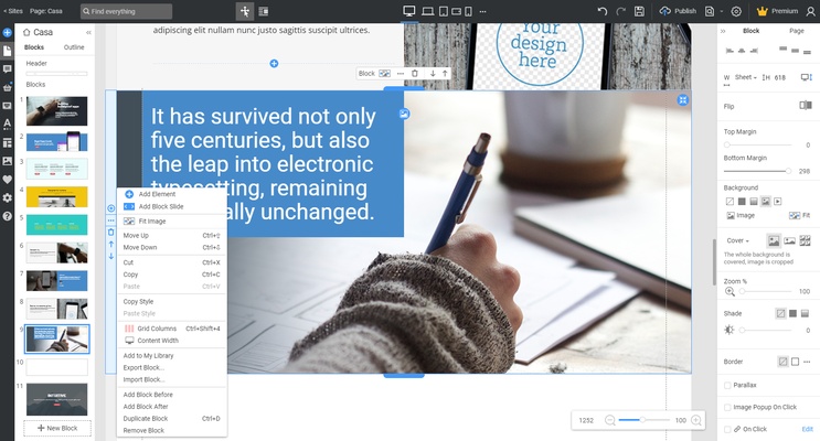 Nicepage screenshot 1