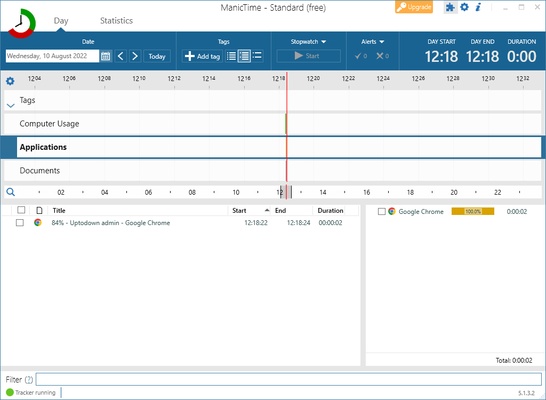 ManicTime Portable screenshot 1